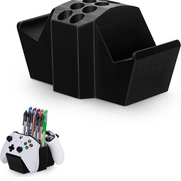 Game Controller Holder & Desktop Pen Organizer Stand With Ten Slots for Pens - Picture 1 of 7